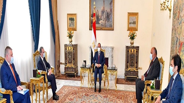 . الرئيس السيسي يستقبل وزير خارجية أرمينيا