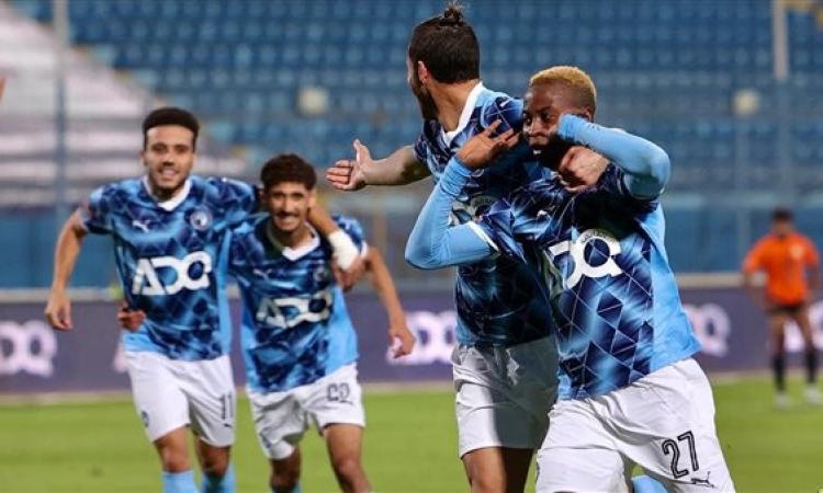 بيراميدز يفوز على البنك الاهلي بثلاثية مقابل هدف في الدوري.