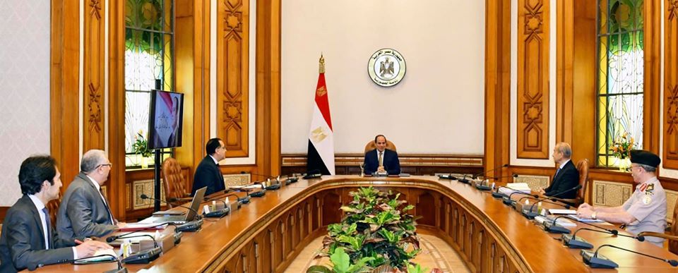 السيد الرئيس يتابع مشروعات تنمية شمال سيناء، ومشروعات وزارة الزراعة