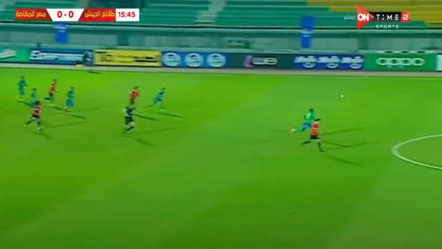 مصر المقاصة يحقق فوزه الأول بثنائيه علي طلائع الجيش في الدوري. 