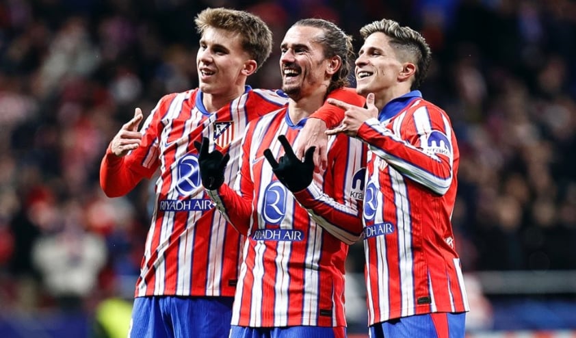 أتلتيكو مدريد يكتسح سلوفان براتيسلافا بثلاثية مقابل هدف في دوري الأبطال.