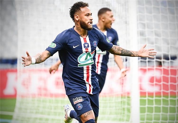 نيمار يقود باريس سان جيرمان للتتويج بكأس فرنسا..في ليلة إصابة مبابي.