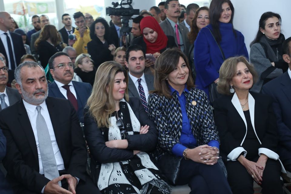 وزيرة الهجرة تشارك في فعاليات افتتاح مستشفى 
