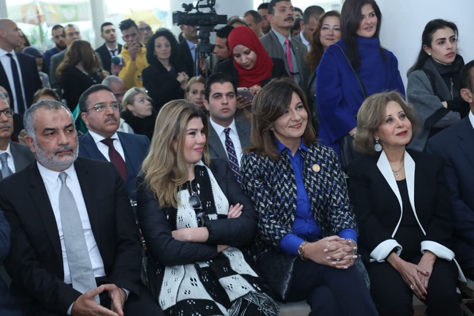 وزيرة الهجرة تشارك في فعاليات افتتاح مستشفى