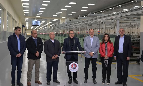 فى تصريحات تليفزيونية عقب تفقد مجموعة من المصانع التابعة لشركة مصر للغزل والنسيج بالمحلة الكبرى: 