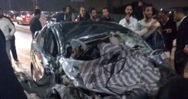 مصرع وإصابة 10 أشخاص فى حادث تصادم مروع بكوبرى منشأة ناصر