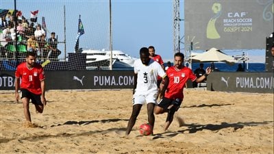 منتخب مصر يفوز على غانا بسداسية في أولى مبارياته بالبطولة الإفريقية للكرة الشاطئية