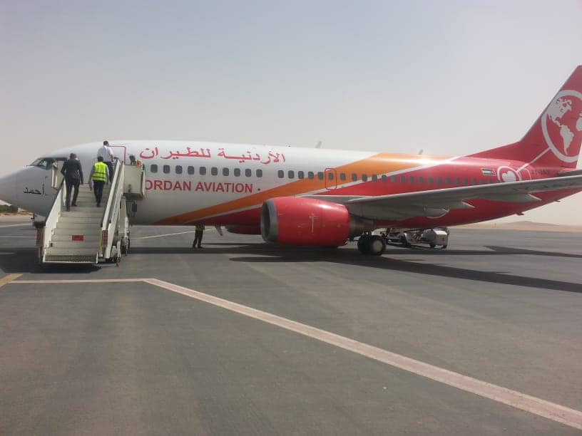 مطار أسيوط الدولى يستقبل أولى رحلات الخطوط الجوية الأردنية