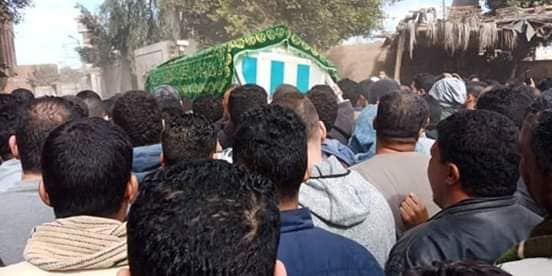 شييع جنازة الشهيد أحمد البهنساوى بقرية ميت دمسيس فى الدقهلية