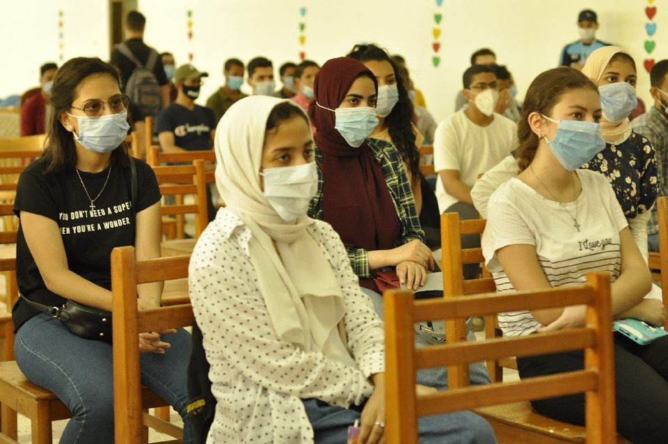 انتظام أعمال الكشف الطبي بجامعة المنيا لطلاب