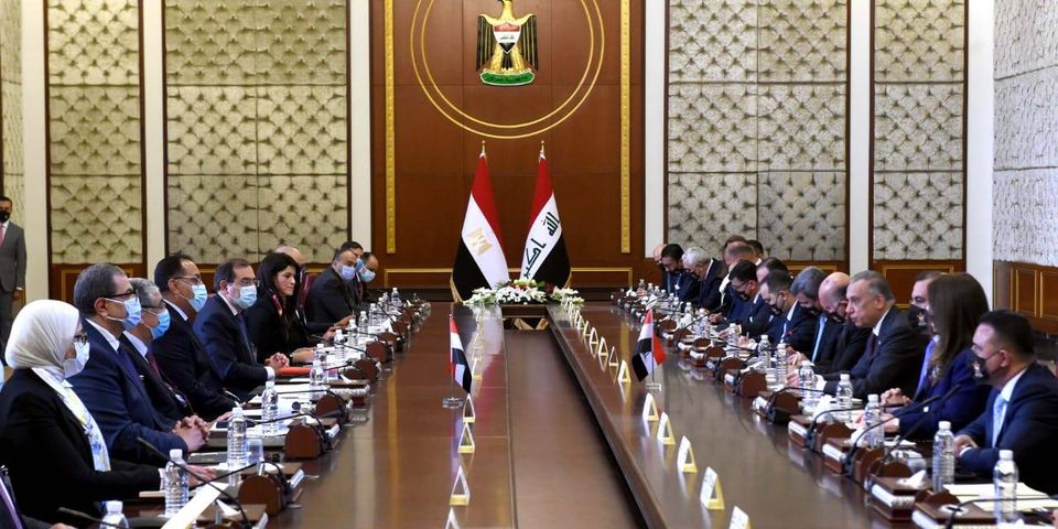 رئيس الوزراء يلقي كلمة في افتتاح أعمال اللجنة المصرية العراقية العليا المشتركة ببغداد