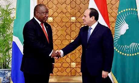 السيد الرئيس يتباحث هاتفياً بشأن قضية سد النهضة مع رئيس جنوب افريقيا رامافوزا.