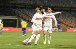  الزمالك يفوز بصعوبه علي الإسماعيلي بثنائية ويواصل صدارته للدوري.