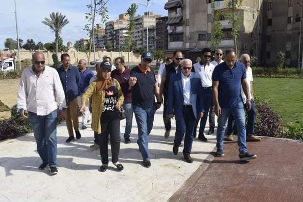 محافظ بورسعيد يتفقد أعمال تطوير حديقة الكروان بمنطقة الجوهرة