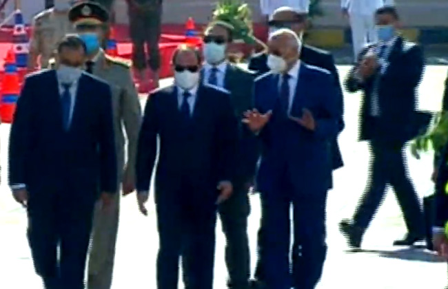الرئيس السيسي يشهد افتتاح مسجد الشهيد عبدالمنعم رياض بالإسكندرية