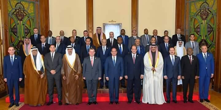 استقبل السيد الرئيس عبد الفتاح السيسي اليوم السادة رؤساء أجهزة المخابرات المشاركين في 
