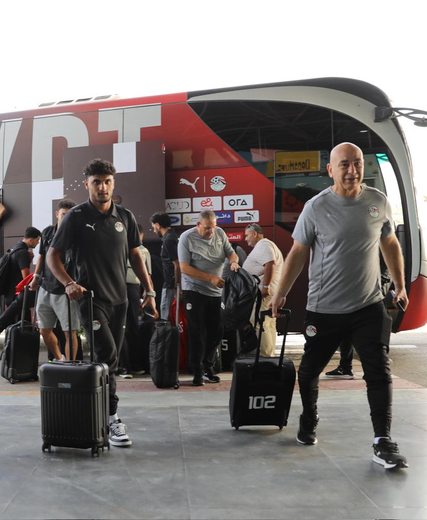 منتخب مصر يغادر لموريتانيا لمواجهتها الثلاثاء المقبل.