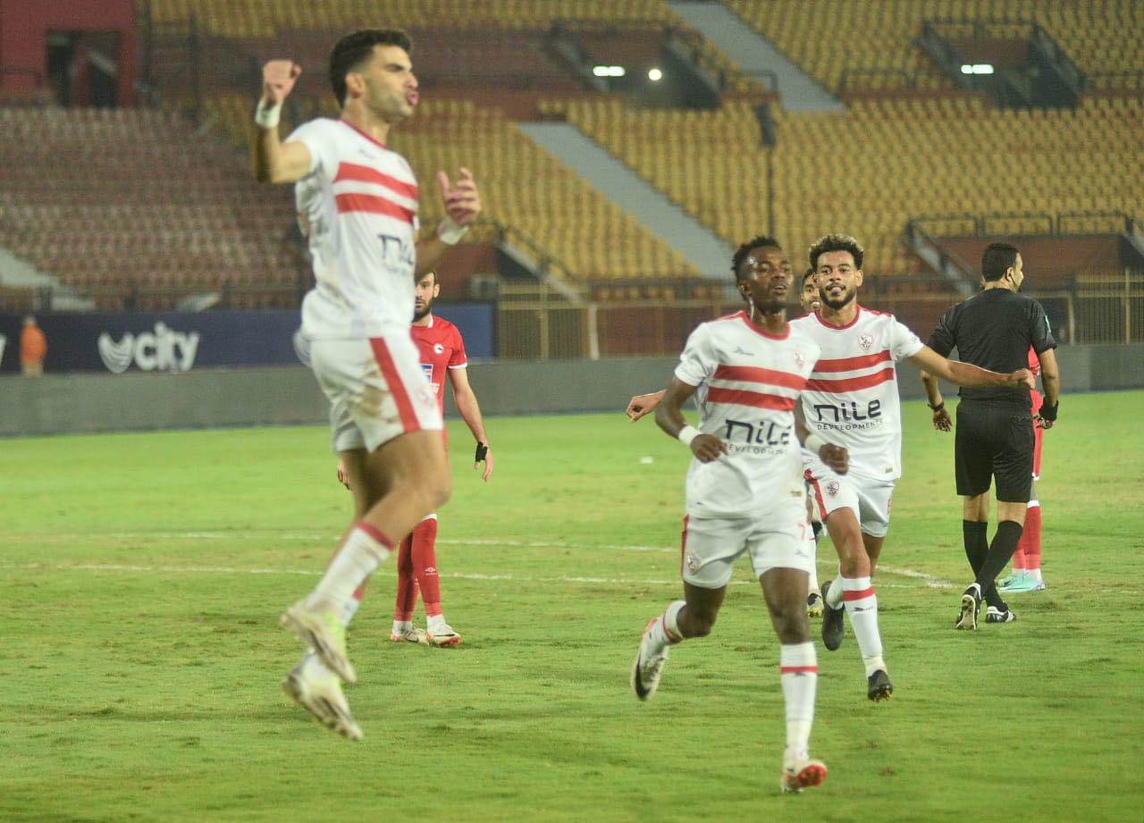 الزمالك يكتسح فيوتشر بثنائية نظيفة في دوري نايل.