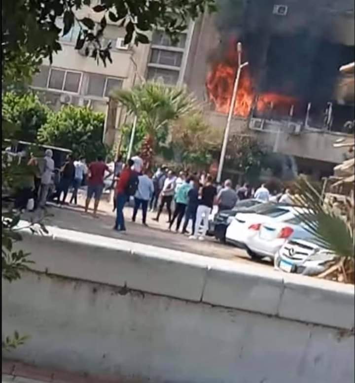 “حريق هائل يلتهم منزل يوسف بطرس غالي وزير المالية الأسبق