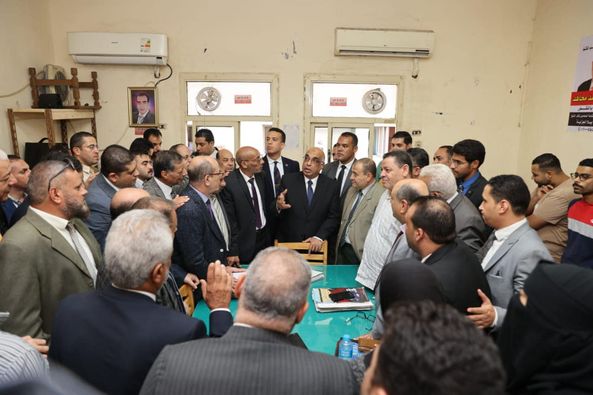 وزير العدل يتفقد مجمع محاكم كفرالشيخ