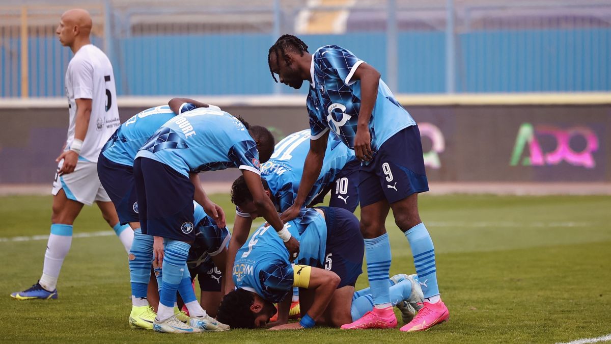 بيراميدز يكتسح غزل المحلة بثلاثية نظيفة ويبقي بوصافة دوري نايل.