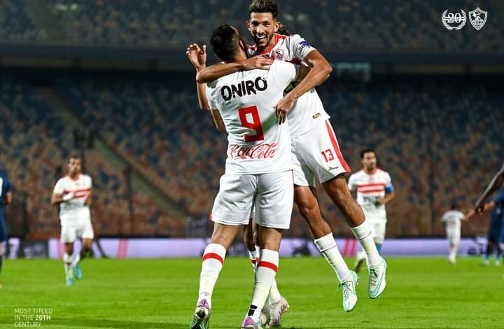 الزمالك يكتسح إنبي برباعيه مقابل هدفين في الدوري.