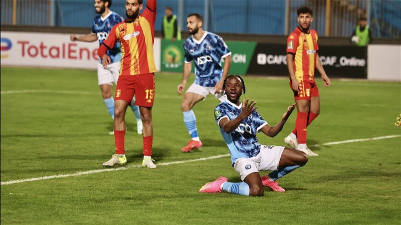 بيراميدز يفوز على الترجي التونسي بثنائية مقابل هدف في دوري الأبطال.