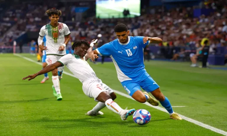 مالي تتعادل مع اسرائيل أيجابياً في أولمبياد باريس 2024.