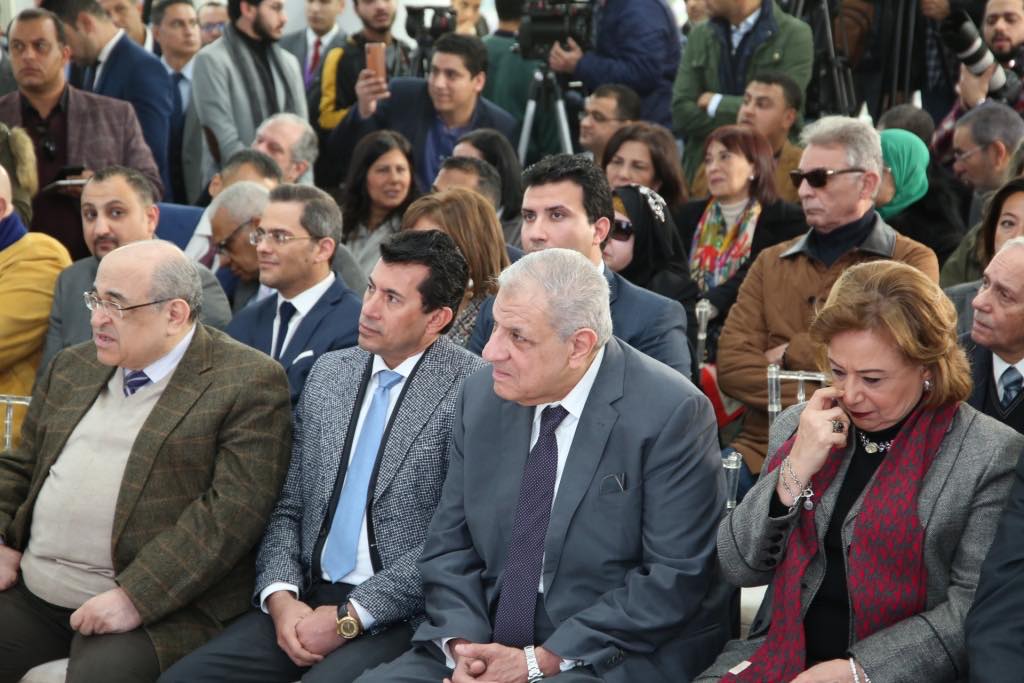 أشرف صبحي يشهد افتتاح مستشفى