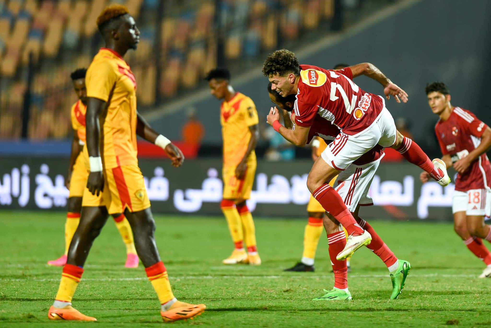 الأهلي يقذف سانت جورج بسباعية نظيفة ويتأهل ألي دور ال 16 في دوري الأبطال.