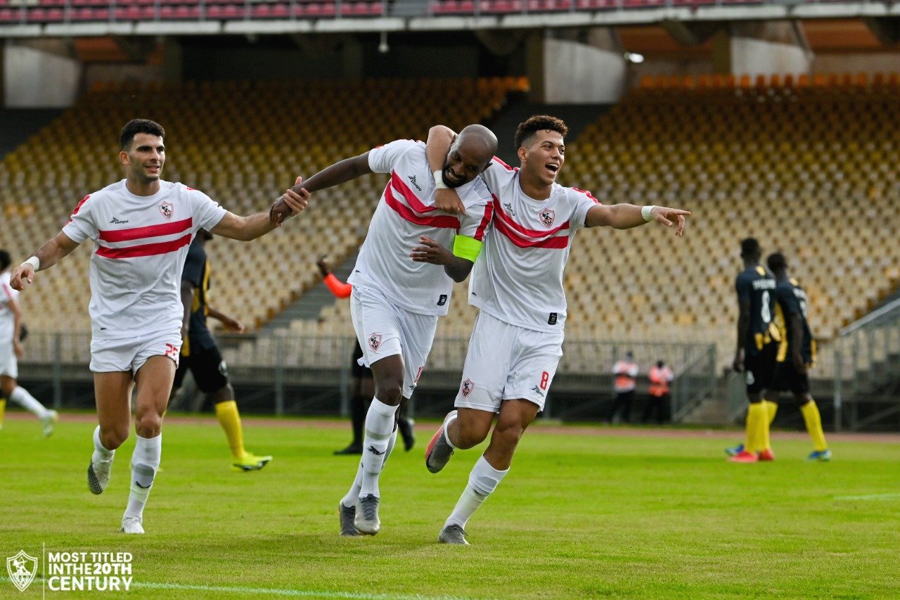 الزمالك يفوز علي إيليكت التشادي بثنائية نظيفة في دوري الأبطال.