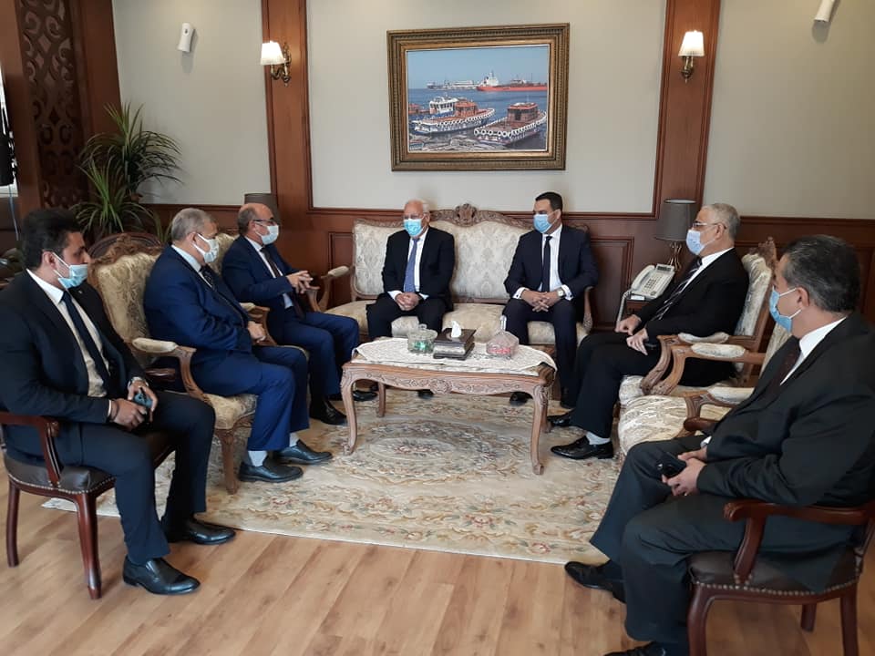 محافظ بورسعيد يستقبل وزير العدل بديوان عام المحافظ